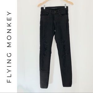 Flying Monkey Black Distressed Jeggings